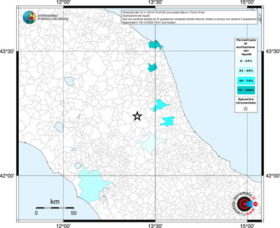 Mappa territorio comunale con almeno 3 questionari