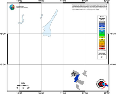 Mappa EMS - territori comuni
