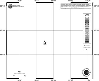 Mappa MCS - territori località