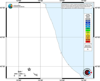Mappa MCS - territori località