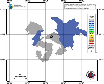 Mappa MCS - territori comuni