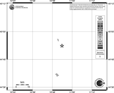 Mappa EMS - territori località