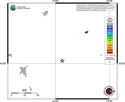 Mappa EMS - territori località
