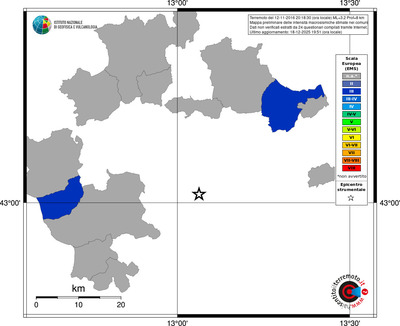 Mappa EMS - territori comuni