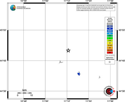 Mappa MCS - territori località