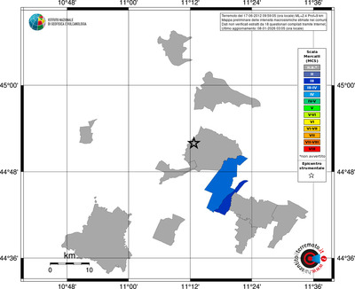 Mappa MCS - territori comuni