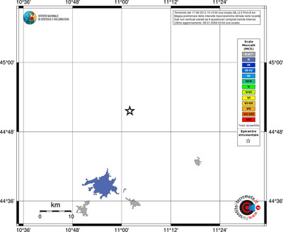 Mappa MCS - territori località