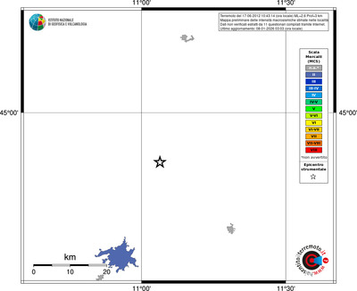 Mappa MCS - territori località