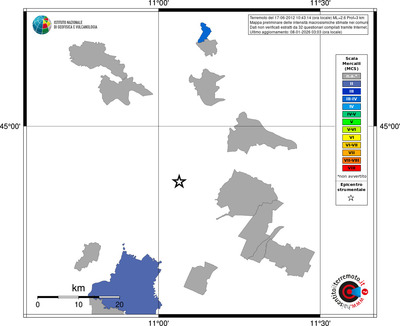 Mappa MCS - territori comuni