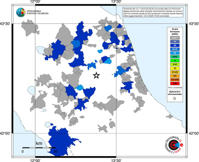 Mappa EMS - territori comuni