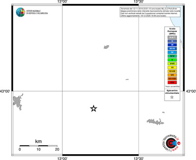 Mappa EMS - territori località