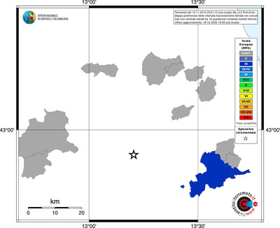 Mappa EMS - territori comuni