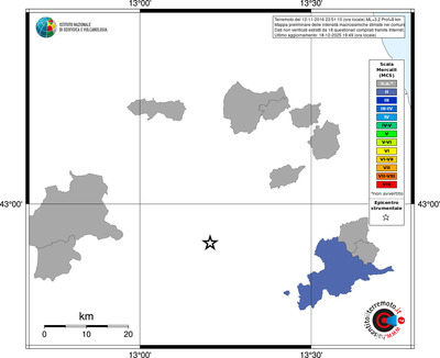 Mappa MCS - territori comuni