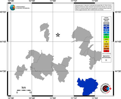 Mappa MCS - territori comuni