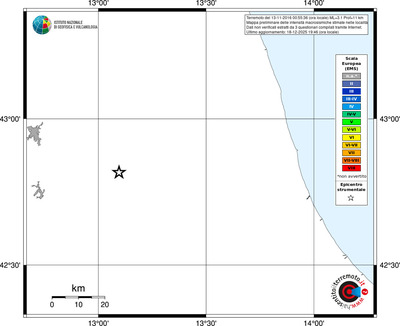 Mappa EMS - territori località