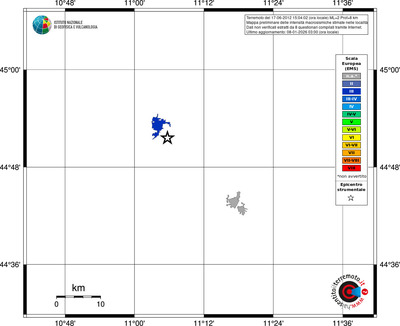 Mappa EMS - territori località