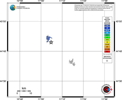 Mappa MCS - territori località
