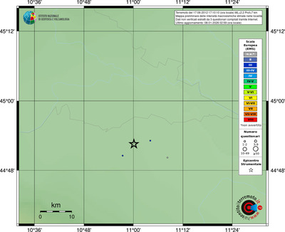 Mappa EMS - località