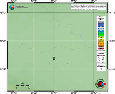 Mappa MCS - località