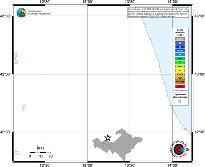 Mappa MCS - territori comuni