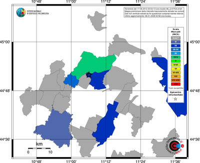 Mappa MCS - territori comuni