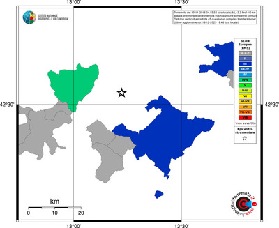 Mappa EMS - territori comuni