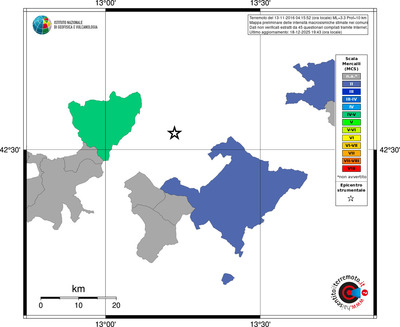 Mappa MCS - territori comuni