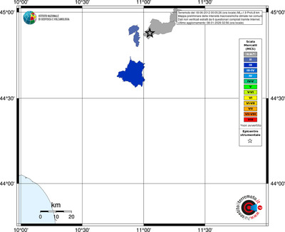Mappa MCS - territori comuni