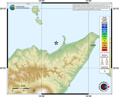 Mappa EMS - località