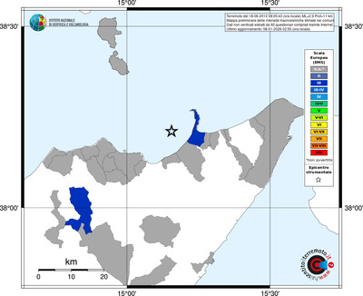 Mappa EMS - territori comuni