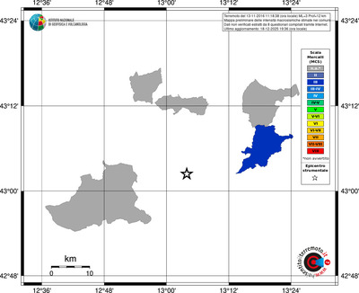 Mappa MCS - territori comuni