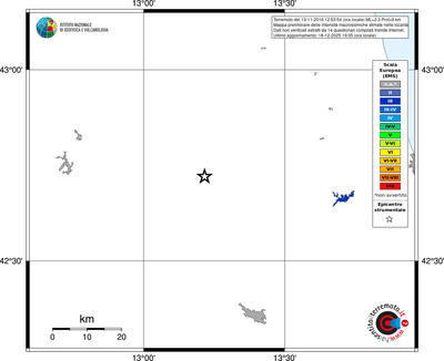 Mappa EMS - territori località