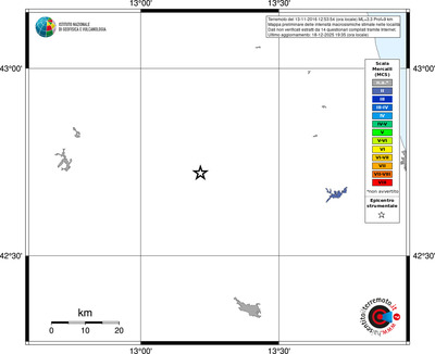 Mappa MCS - territori località