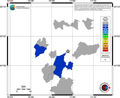 Mappa MCS - territori comuni