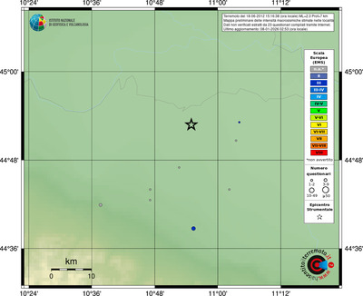 Mappa EMS - località