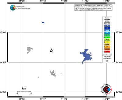 Mappa MCS - territori località