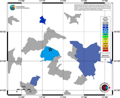 Mappa MCS - territori comuni