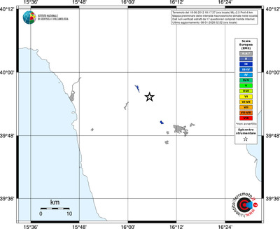 Mappa EMS - territori località