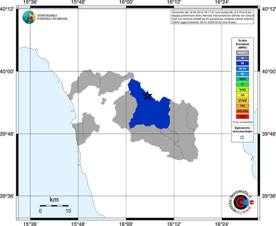 Mappa EMS - territori comuni