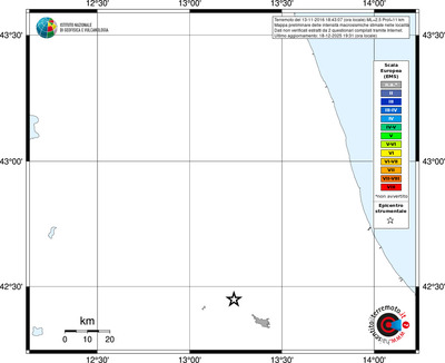 Mappa EMS - territori località