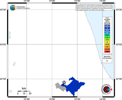 Mappa EMS - territori comuni