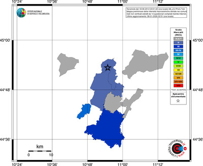 Mappa MCS - territori comuni
