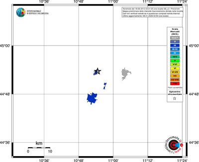 Mappa MCS - territori località