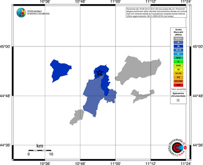 Mappa MCS - territori comuni