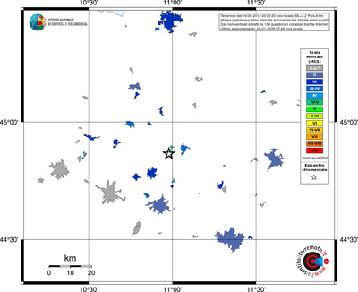 Mappa MCS - territori località