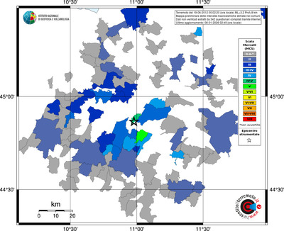 Mappa MCS - territori comuni