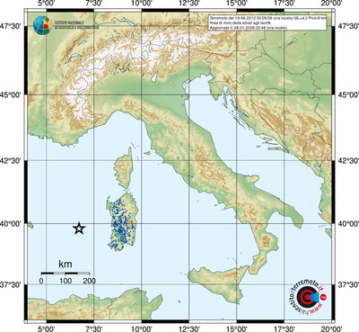 Area di invio delle email agli iscritti