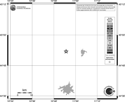 Mappa MCS - territori località