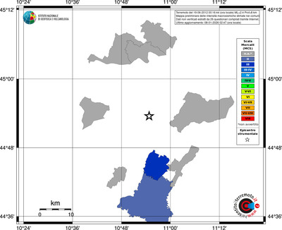 Mappa MCS - territori comuni