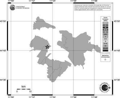 Mappa EMS - territori comuni